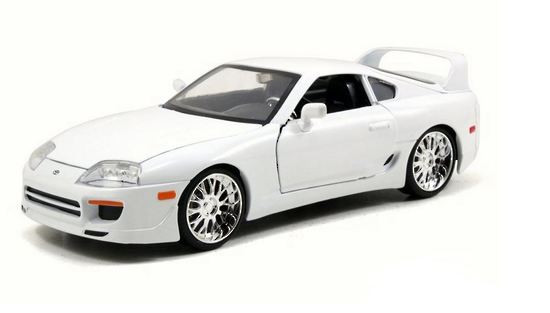 Jada 1/24 トヨタ スープラ ホワイト FAST & FURIOUS Jada 1/24 Fast & Furious 1995 Brian's Toyota Supra, White Diecast